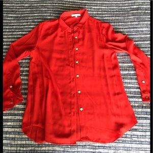 3/30 or 2/$25 
Limited red sheer blouse